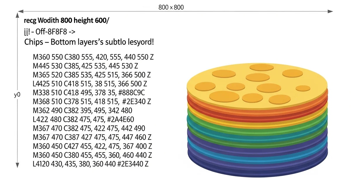 A precariously stacked pile of casino chips with some dissolving, symbolizing financial risk and lost winnings.